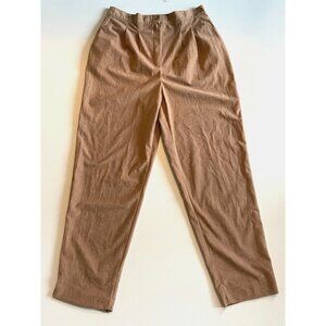 Carroll Reed Collections  Women's Vintage Pleated Cognac Velvet Pants Si…